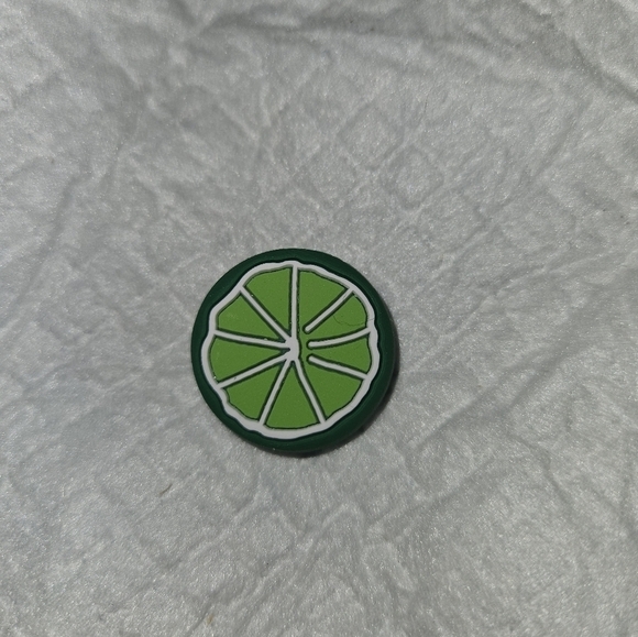 4/$8 Decorative Crocs Charm Shoe Charm - Fruit Slice of Lime - Picture 3 of 3
